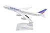 TANG DYNASTY 16cm Air France Boeing B747 Alloy Airplane Model Toy 1/400