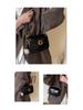 Oil Wax Leather Retro Shoulder Bag - Women's Small Square Bag for Spring 2025 Festival Fashion.