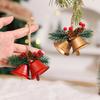 1/4Pcs Christmas Bells Easy Installation Lanyard Design Pine Cone Shape Xmas Bells Doors