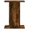 Speaker Stands 2 Pcs Smoked Oak Engineered Wood