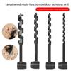 Heavy Duty Steel Hand Auger Wood Drill Bushcraft Auger Tools for Camping Shelter Building,Woodworking,Easy Wood Drilling