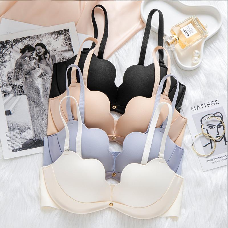 Новое сексуальное нижнее белье без маркировки, толстая секция без бюстгальтера со стальным кольцом