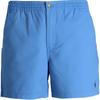 Polo Solid Color Mid Waist Zipper Straight Leg Casual Shorts Men Shorts Blue 710644995-059