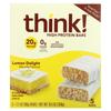 Think!, High-protein Bar, Lemon Delight, 5 Bars, 2.1oz (60g) Each