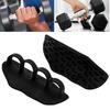 1 Pair Weight Lifting Grips Anti-Slip Silicone Men Women Gym Workout Grips Hand Palm Protection Dumbbell Pull-Up Exercise Training Fingerless Gloves