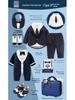 Royal Blue Baby Boy Gentleman Suit Gift Set for Autumn/Winter - Perfect for First Birthday, Full Moon, or Hundred Days Celebration