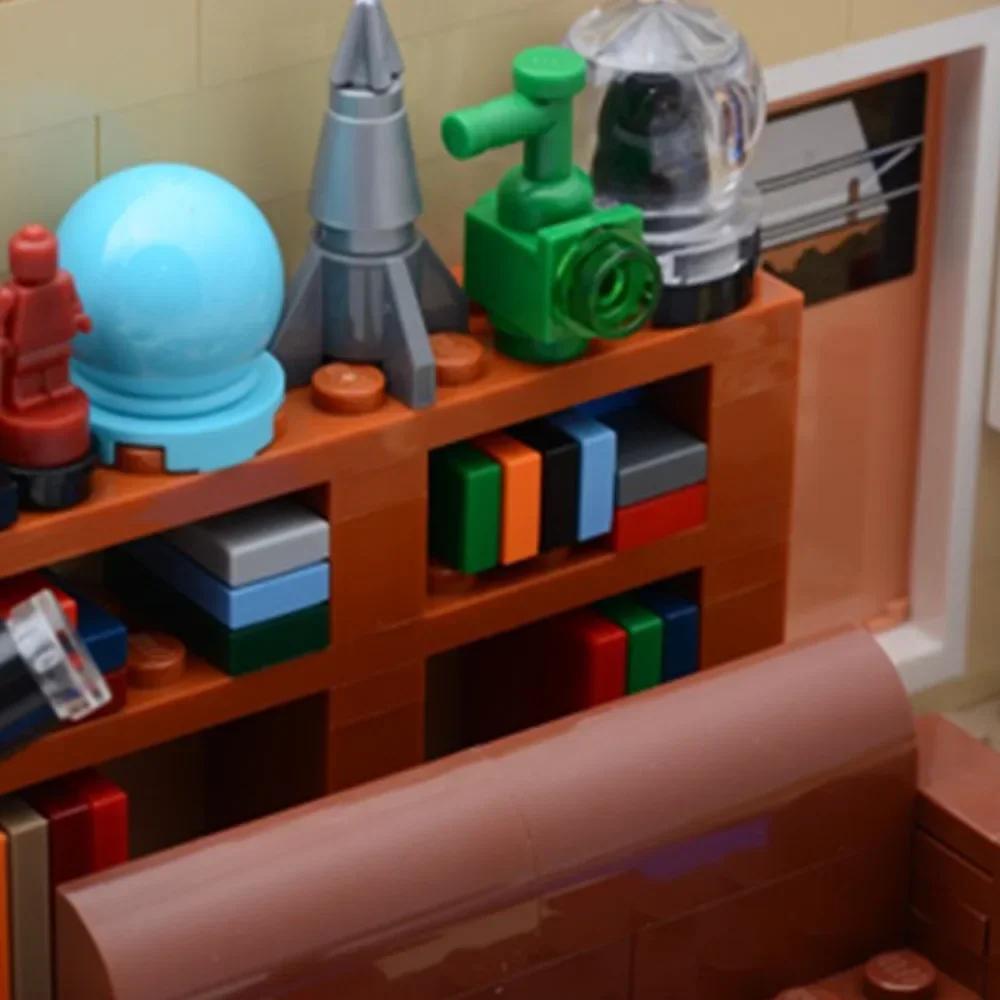 American Tv Drama Big Family Room Bang Apartment Streetview Friends Theory House Model Building Block Bricks Toy Gift Kid