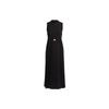 New Ribbed Sleeveless Dress With Brand Logo Women Dress Black HG4378