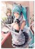 Ichiban Kuji Goddess of Victory: NIKKE CHAPTER3 H Prize Clear Poster [Maid Privatie & Ade & Cocoa & Soda (PERFECT MAID)]
