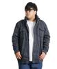 Knit Fleece Jacket Outer Jacket Knit Jacket Knit Fleece Military Jacket Blouson Light Outerwear 3L Navy [Samdif] [Large Size] Men's (71)