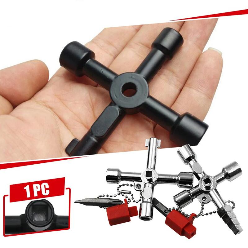 Multi-function Cross Spanner Mini Portable Three Hexagonal Internal Triangle Key Plumber's Spanner Quality Maintenance Tools