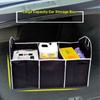 Folding Car Trunk Organizer Storage Bag Non-Woven Fabrics Stowing Tidying Bag Organizer Storage Box Container Car Decoration