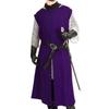 Medieval Halloween Knight Tabard Cosplay Costume Viking Sleeveless Tunic Embroidery LionHeart Warrior Dress Renaissance LARP