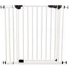 Iris Plaza Baby 78cm Mounting High Safe and Secure Double Locking Tension White Gate, High, 70-91cm Width, Type, Expandable, Function, Type,