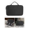Men's Portable Watch Storage Case with 10 Slots Sturdy Oxford Cloth Travel Watch Organizers with Zippers and Soft Lining