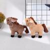 Cute Cartoon Plush Pony Doll Stuffed Animal Doll Kawaii Plush Little Horse Keychain Girls Bag Pendant Gifts