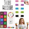 Painting Sponge DIY Sponge Finger Painting Kit Card Making Finger Drawing Inkpad Kids