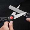 Double Sided Diamond Knife Sharpener Stone Portable Pocket Sharpening Tool for Kitchen Chef Hunting Camping Foldable Angle Guide Convenient