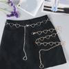 Waistband Pants Classic Waist Chain Love Heart Hollow Girdle For Women Hip Hop Style Fashion Fine Waist Belts
