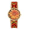 Daisy Bohemian Watch In Adjustable Braided Daisy Quartz Popular Fashion Watch Perfect for or As a Gift for Her Women's Multicolor Waterproof, Length,