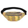 Simple Style Waist Pack for Women Shiny Laser Bum Hip Belt Bag for Girls Party Purse Small Chest Packs