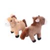 Cute Cartoon Plush Pony Doll Stuffed Animal Doll Kawaii Plush Little Horse Keychain Girls Bag Pendant Gifts