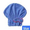 Coral Velvet Quick-Dry Bow Shower Cap for Women