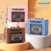 Storage Box Mini Music Box Keychain Cassette Recorder Music Box Pendant Home Decoration
