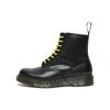 Dr. Martens 1460 Leather Glossy Color Block Short Boots Unisex Boots Black Green 27287001