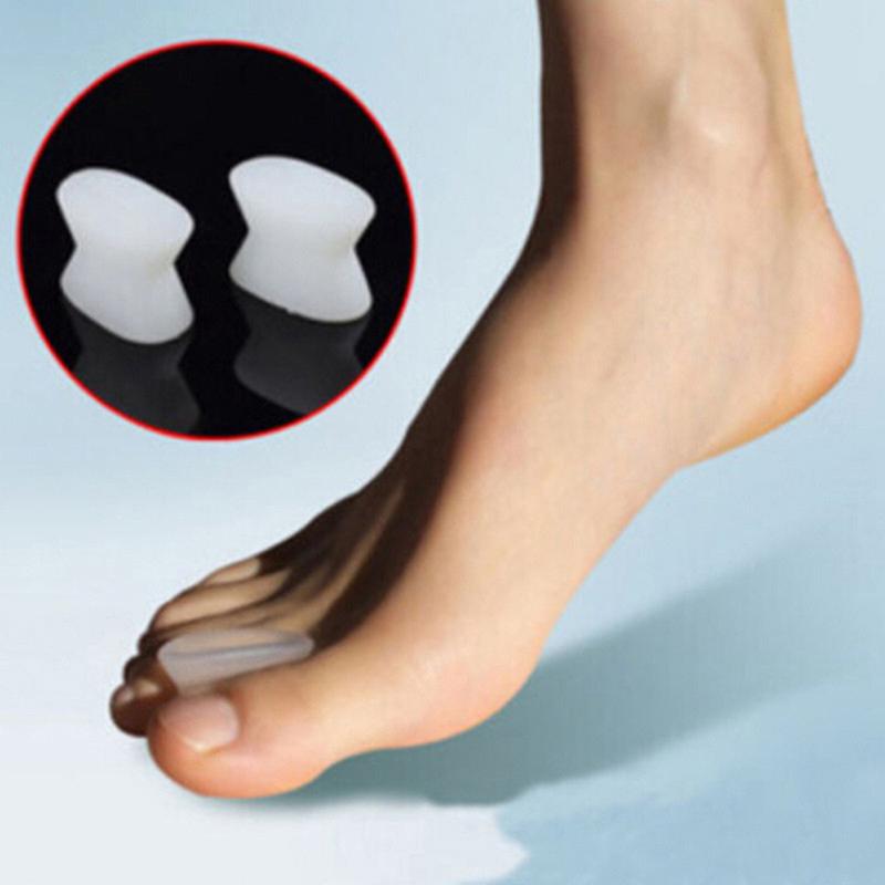 1 Pair Silicone Thumb Braces Overlap Toe Splitters
