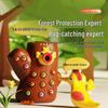 Magnetic Bird Feeding Toy: Woodpecker Worm Catcher for Children's Intellectual Development