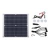 Dual USB Port Portable Solar Panel Charger Charging Solar Panel with Clip for Camping Outdoor