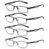 RBENN 4 Pack Anti Blue Light Reading Glasses Men Women Ultralight Small Size Computer Reader Eyeglasses +0.50 0.75 1.50 1.75 2.0