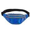 Simple Style Waist Pack for Women Shiny Laser Bum Hip Belt Bag for Girls Party Purse Small Chest Packs