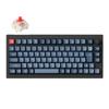 Keychron V1 Max Wireless Custom Mechanical Bluetooth Wired JIS Kana RGB Gateron Jupiter Mechanical Gasket Compatible with Mac and Windows Jupiter