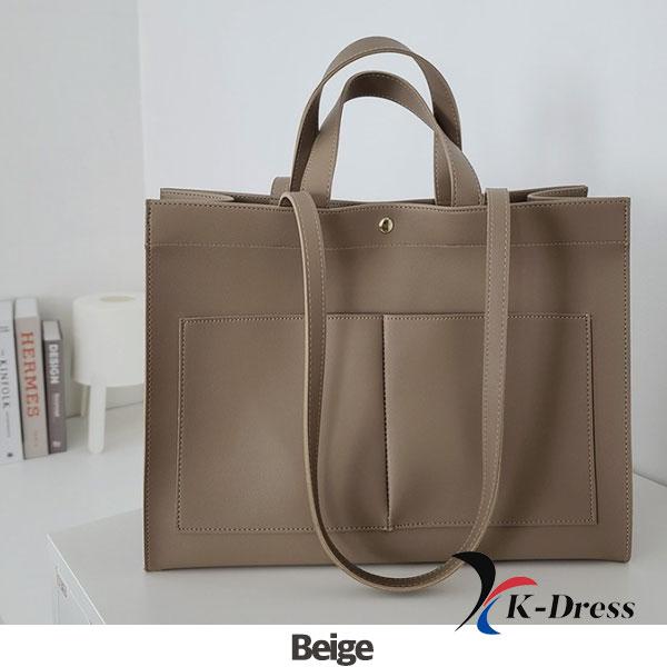 Big Size Laptop Bag for College Students and Office Workers, Square Shopper Bag, Square Shoulder Bag