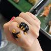 Jewelry Accessories Cartoon Dachshund Ring Zinc Zinc Alloy Funny Finger Buckle Creative Elephant Ring  Women