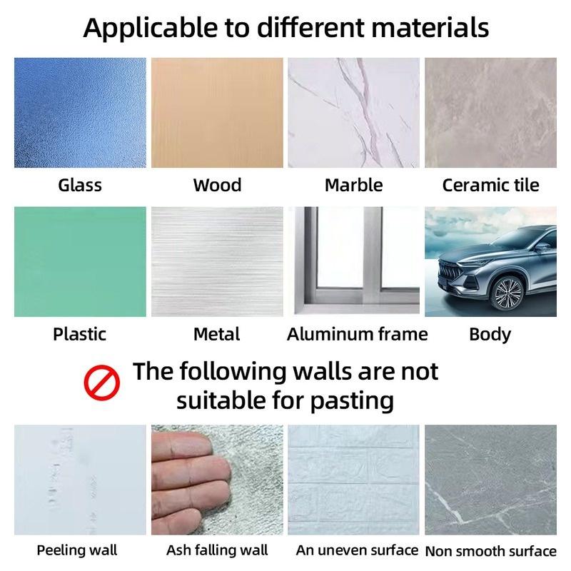 60Pcs Multifunctional Double Sided Adhesive Tape Waterproof Removable Reusable Nano Adhesive