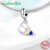 KATAOKA 925 Sterling Silver Unlimited Creative Pencil Small Beads Pendants Fit Original Kataoka Bracelets Bangles Jewelry