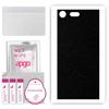 apgo Protective Skin Sticker for the Back Compatible with Sony Xperia XZ Premium, Wrap Film, Foil, Vinyl - Pattern Matte Black