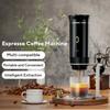 Wireless Electric Portable Espresso Coffee Machine for Car & Home Camping Coffee Maker 3-in-1 Capsule Powder Travel Coffee Mak