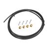BULLSPANN Bicycle Brake Hose and Brass Connection Insert Kit BH90 Motorcycle Hydraulic Disc Brake Hose for Shimano Bicycle 1 Set