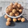 6-15mm Peach Wood Round Beads for DIY Hand Rope and Bracelet Accessories