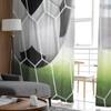 Soccer Players Stadium Sheer Curtains for Living Room Transparent Tulle Window Treatments Bedroom Kitchen Home Decor Veil Drapes