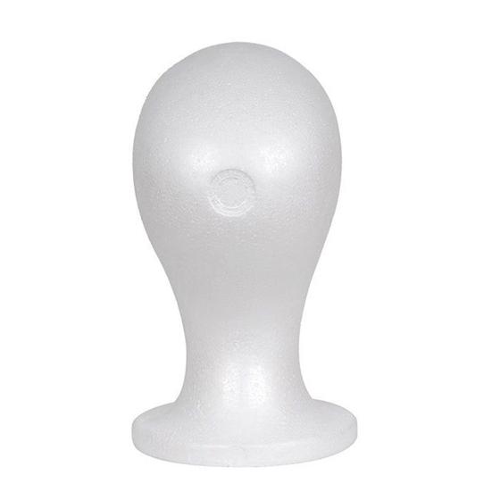 Female Head Model Foam Mannequin Head Hats Glasses Wigs Display Stand for Home Salon Store