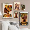African Woman Abstract Art Canvas Paintings Africane Girl Africa Art Posters and Prints Wall Art Pictures for Living Room Decor