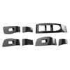Car Window Control Lift Switch Panel Cover Trim Carbon Fiber for Mazda 3 CX-30 2024 2025 2022 2021 2020 Decoration Accessories