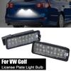 2PCS LED Number License Plate Lights for VW Golf MK4 MK5 MK6 MK7 Car License Plate Lights Car Accessories F5V6