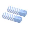 Amazing Odor-proof Bag Bos Striped Package Set of 2/light Blue M Size 90 Pieces for Processing Baby Diapers, Pet Poo, Food Waste, Sanitary Items, Etc.