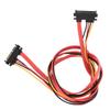 22Pin SATA Power Extension Cable Serial ATA Male To Female Combo Data Power Extension Cable 3.3ft